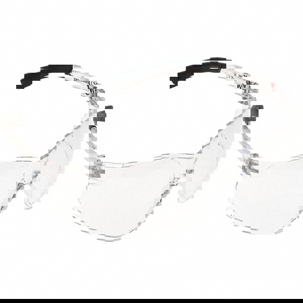 Safety Glass: Scratch-Resistant, Polycarbonate, Clear Lenses, Full-Framed